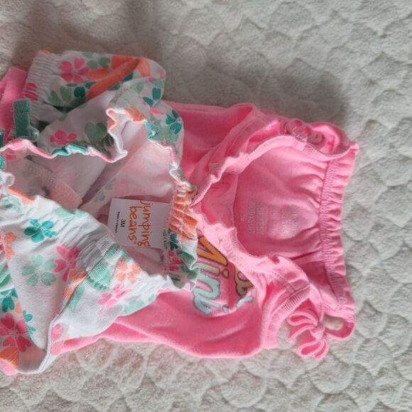 Baby girl 6 piece bundle summer 3 months onsies shorts romper bunny - Picture 9 of 10